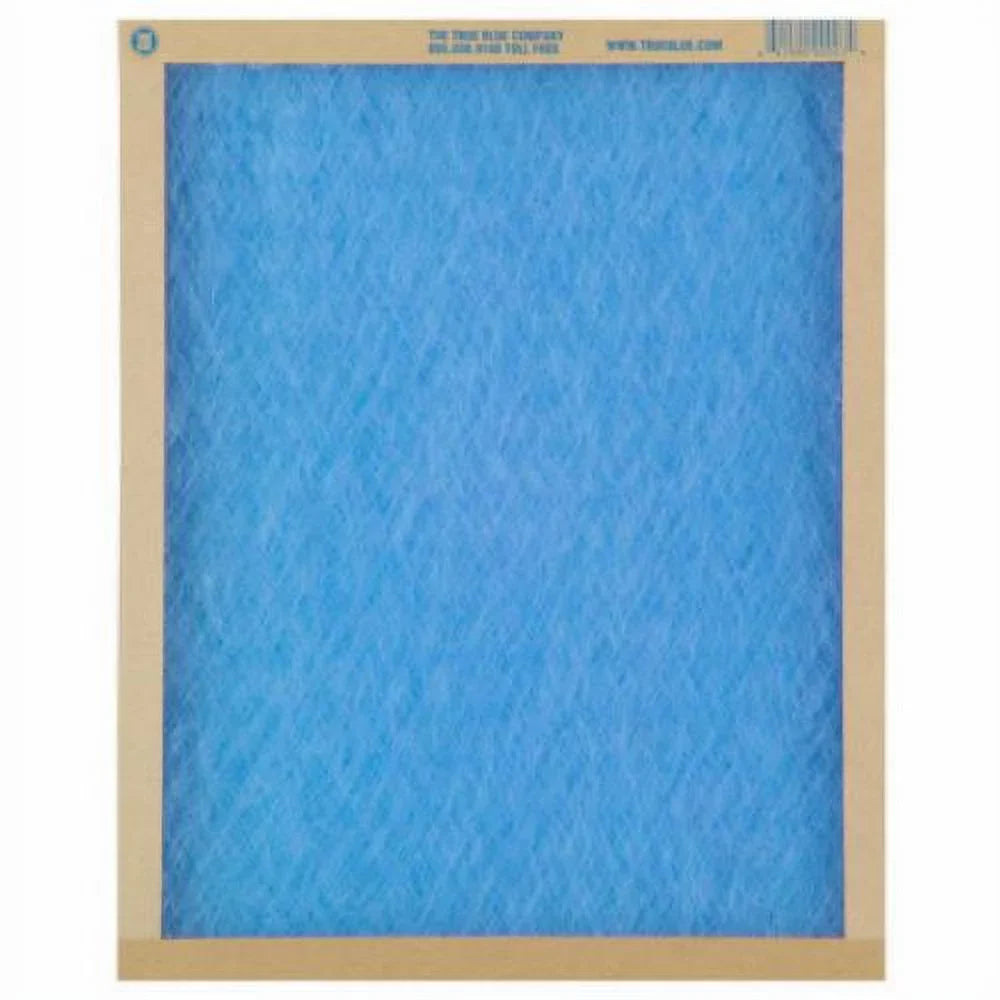 True Blue 118361 18" x 36" x 1" Flat Panel Sizepun Fiberglass Disposable Furnace Air Filter MERV 2 - Quantity of 12