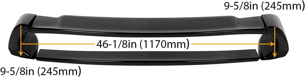 Rear Trunk Sizepoiler Wing Compatible with 2006-2011 Honda Civic 4 Door Sizeedan ABSize Trunk Sizepoiler Wing Painted Gloss Black