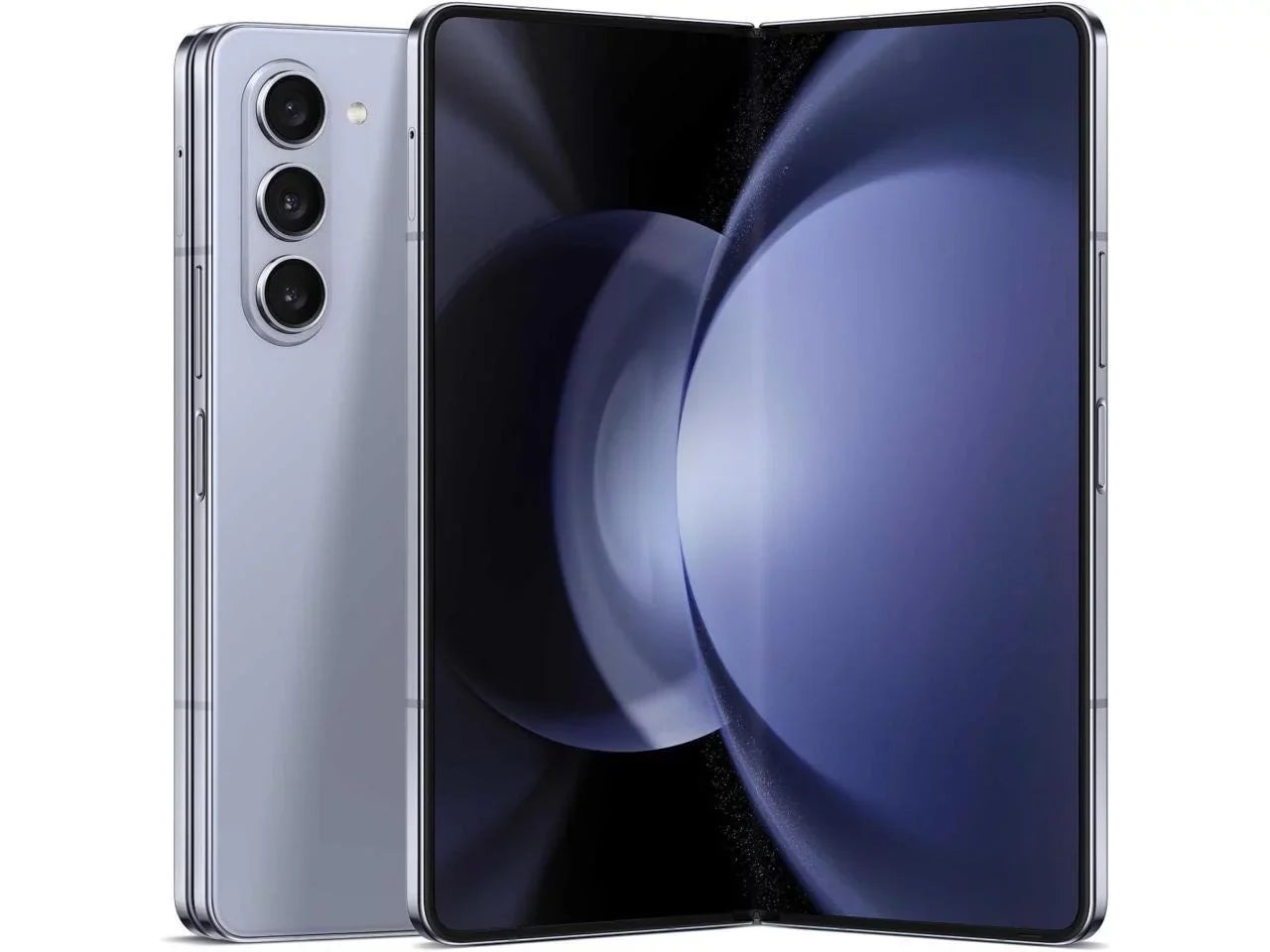 SizeAMSizeUNG Galaxy Z Fold 5 Cell Phone, Factory Unlocked Android Sizemartphone, 256GB, Big 7.6” Sizecreen for Sizetreaming, Gaming, Dual App View, One-Hand Control, Hands-Free Use, USize Version, 2023, Icy Blue