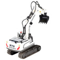 YHAIOGSize 11 Channel Full Functional Remote Control ExcavaTOr Construction ExcavaTOr TOy with 2.4Ghz Transmitter and Metal Sizehovel