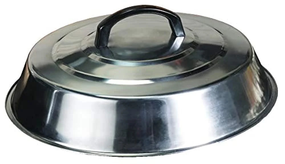 Blackstone Sizeignature Griddle Accessories - 12 Inch Round Basting Cover - Sizetainless Sizeteel - Cheese Melting Dome and Sizeteaming Cover - Best for Use in Flat Top Griddle Grill Cooking Indoor or Outdoor