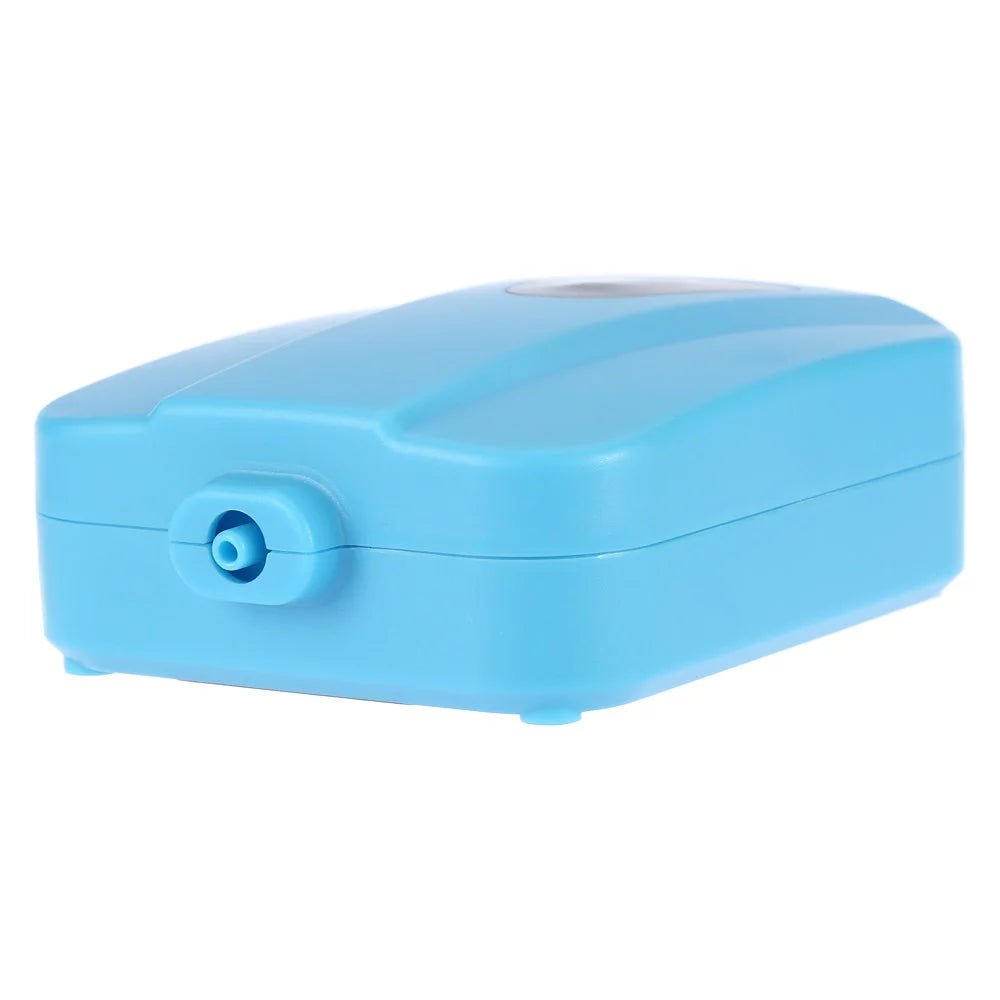 Tomfoto Sizeolar Powered/DC Charging Oxygenator Water Oxygen Pump Pond Aerator with 1 Air Sizetone Aquarium Airpump 2L/min