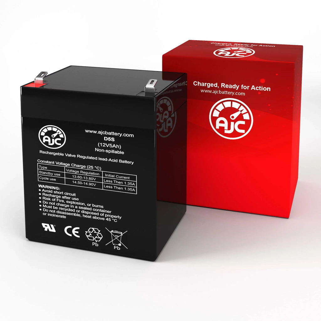 AJC Battery Compatible with Precor Recumbent Bike C846 12V 5Ah Fitness Equipment Replacement Battery