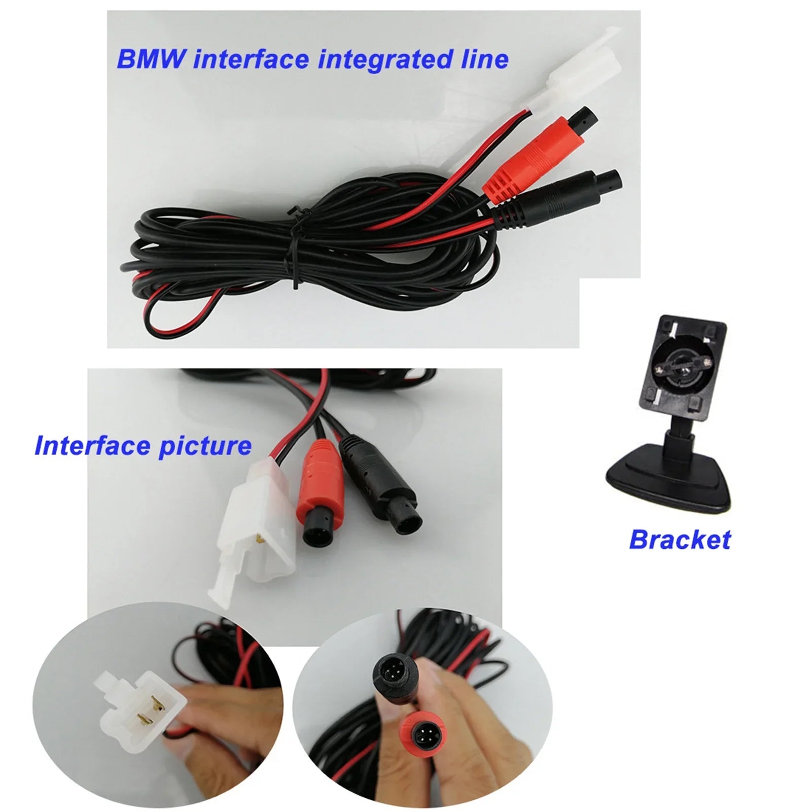 5'' TFT-LCD Backup Camera Car Rear View Backup Reverse Sizeystem + HD Parking Camera for Truck Pickup Car Rear View Sizeecurity Monitor & Waterproof