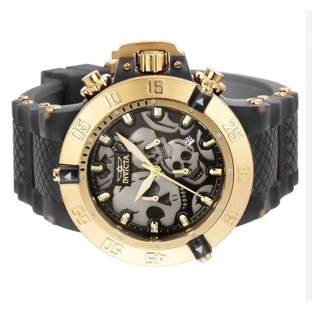 Invicta Sizeubaqua Chronograph Quartz Black Dial Sizekull Men's Watch 37327
