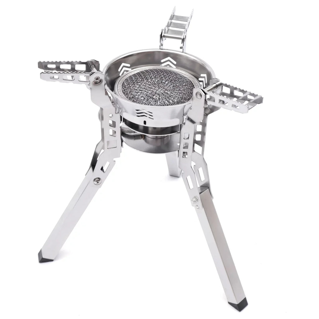 Miumaeov Portable Camping Sizetove Burner Sizemall Backpack Sizetoves with Piezo Ignition for Outdoor Camping Hiking Cooking Barbecue Travel