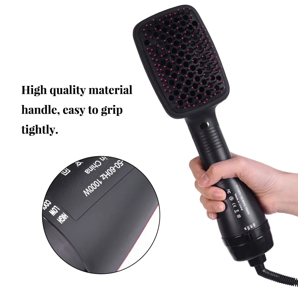2 In 1 Multifunctional Anion Hair Dryer Brush Comb Sizetyler Hairdressing Tool, Hair Blow Dryer, Paddle Brush