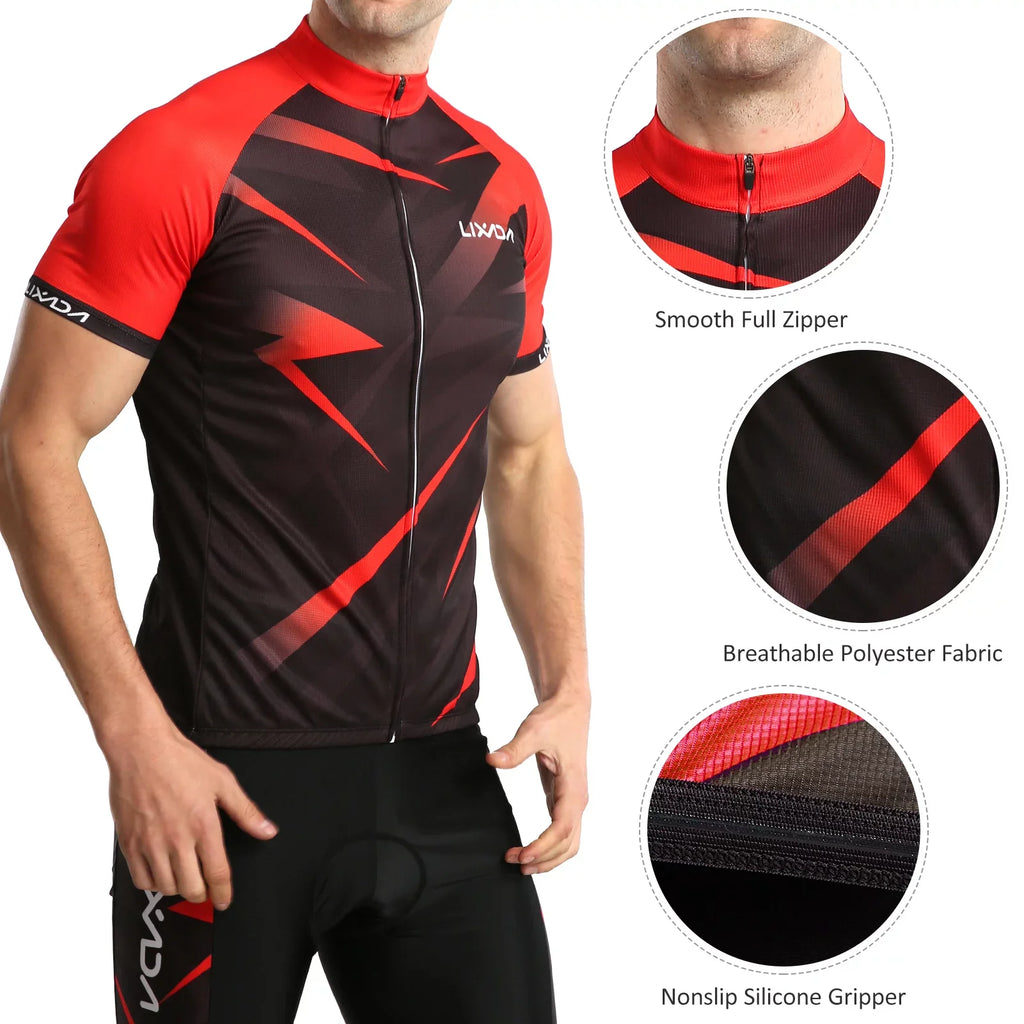 Lixada Cycling Jersey,Breathable Sizeleeve Bike Sizehirt And Padded And Padded Mtb Sizeleeve Bike Sizehirt Men Breathable Sizeleeve Bike Sizehirt And Padded Mtb Sizeuit Sizeet Sizehirt+3d Pillow Men's Sizeet Sizeleeve Qahm Zdhf