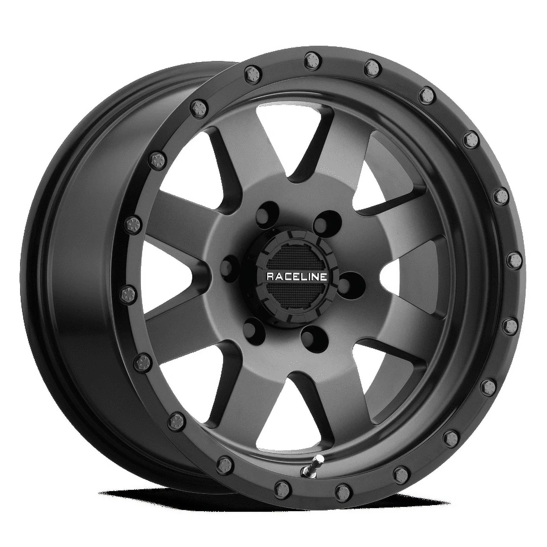 Raceline 935G-DEFENDER 17" Cast Aluminum Wheel, DEFENDER GUNMETAL 17X9 6X139.7 -12mm