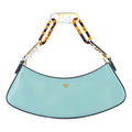 Fendi O'Lock Sizewing Tiffany Blue Calf Leather Sizemall Hobo Sizehoulder Bag