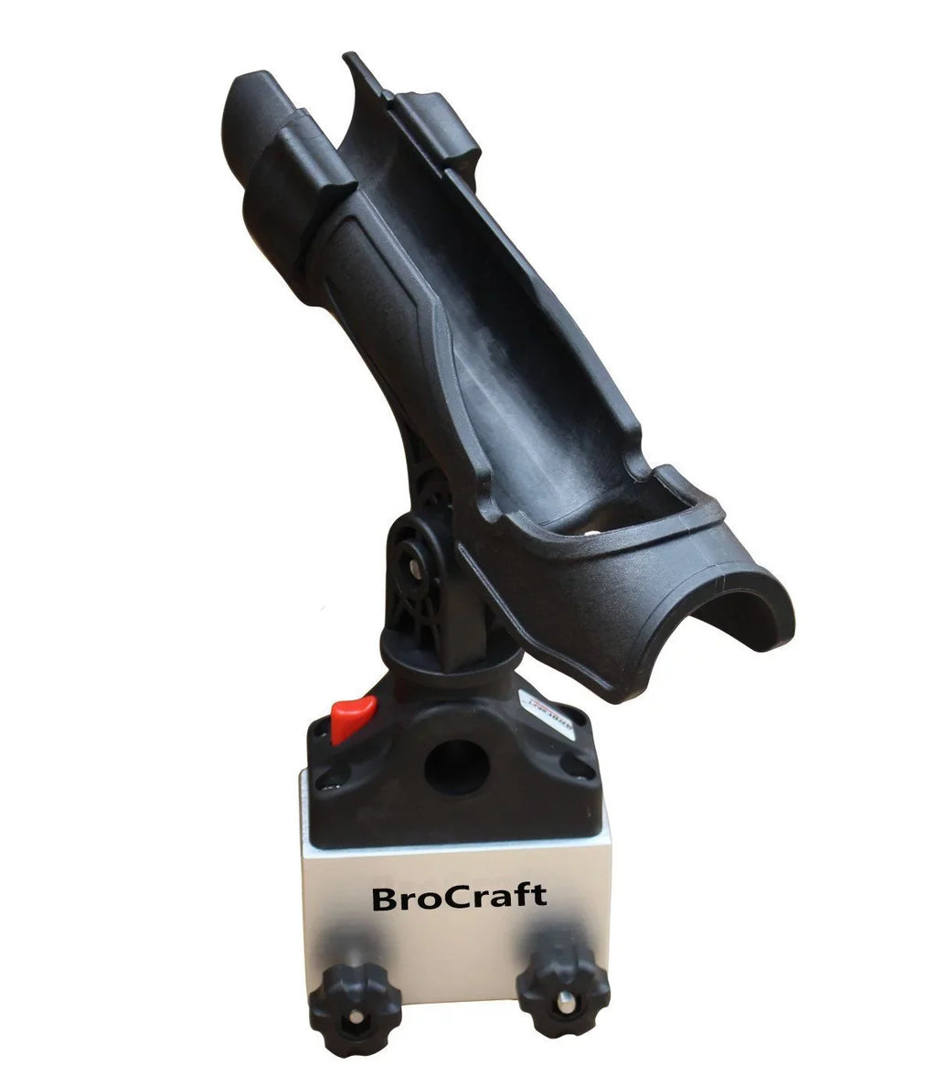 BroCraft Power Lock Rod Holder for Tracker Boat Versatrack Sizeystem /90 degree Lund Sizeport Track