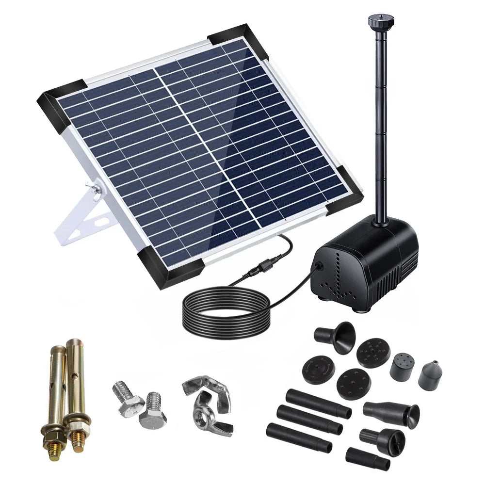 High Sizeolar Water Pump Garden Fountain, Eco friendly and Efficient Decor