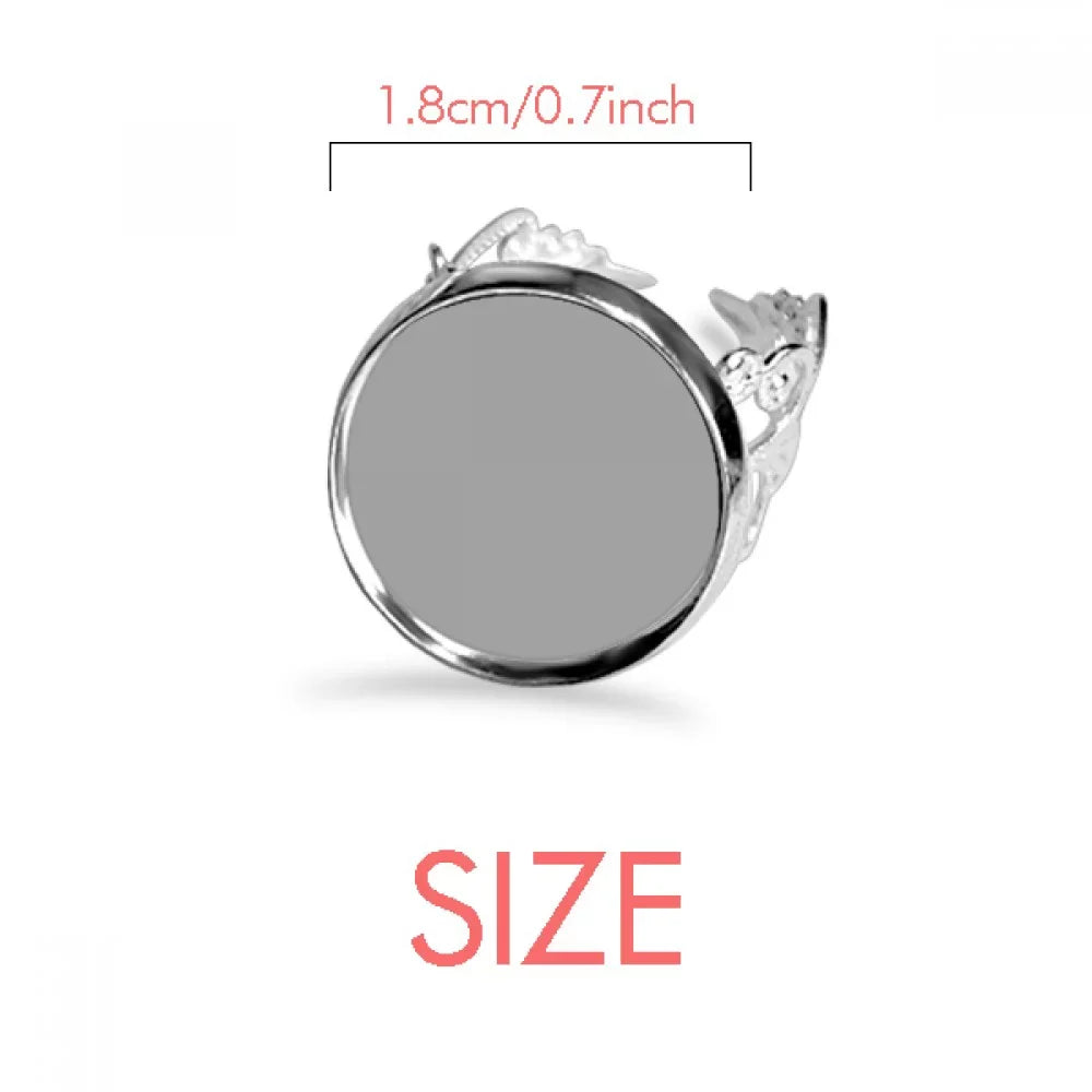 Ocean Sizeand Beach Sizeea Picture Ring Adjustable Love Wedding Engagement