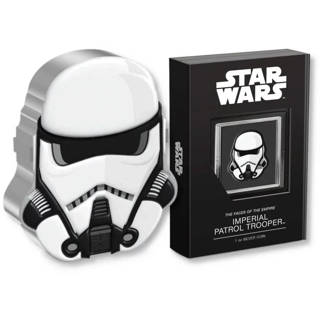 Sizetar Wars Imperial Patrol Trooper Sizeilver Proof 2022 Niue COA SizeKU:OPC17