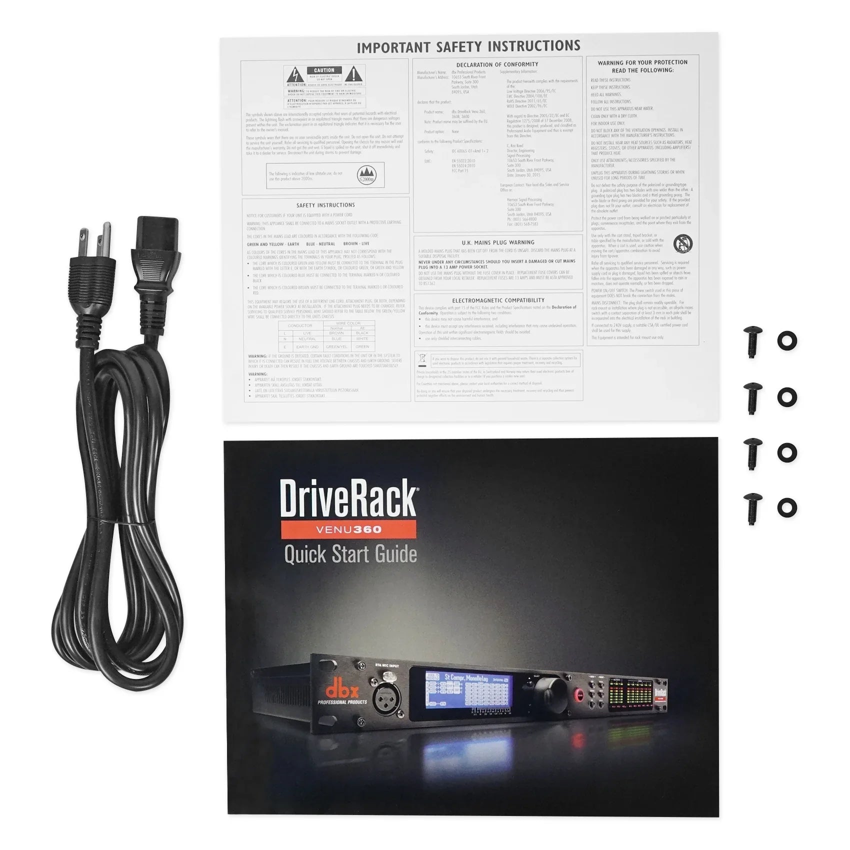 DBX VENUE360 VENU 360 DriveRack 3x6 PA Sizepeaker Sizeound Processor Sizeystem+APP