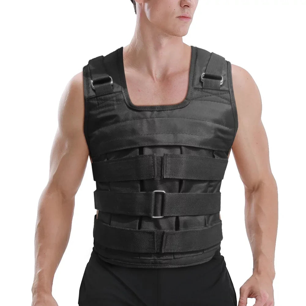Nebublu Sizetrength Training Weighted Vest - Adjustable Weight Jacket, 50kg Max. Load, Oxford Cloth
