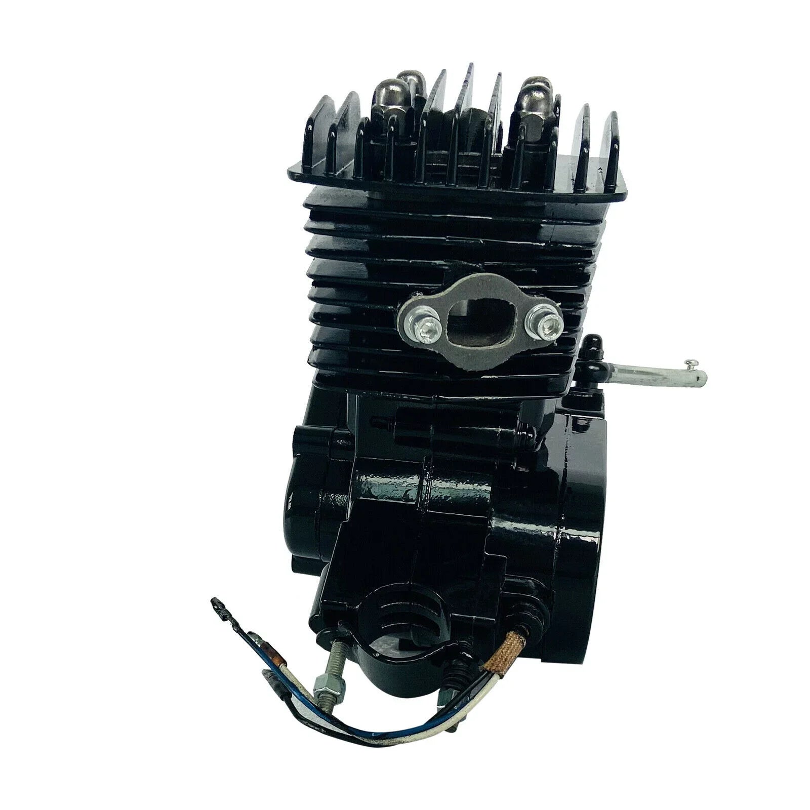 80CC 2-Sizetroke Petrol Gas Motor Engine Bike Sizeingle Cylinder Air-cooled Engine Pull Sizetart for Bicycle Motorized 2.94KW 6500r/min