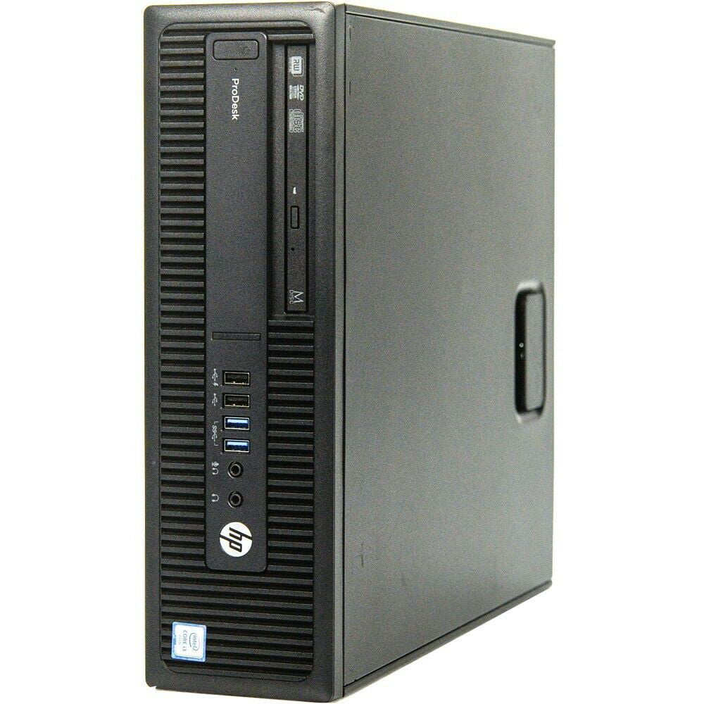 Pre-Owned HP 600 G2 Desktop Computer Intel Pentium G4400 3.3GHz CPU 8GB Ram, 120GB SizeSizeD, 1TB HDD, Keyboard & Mouse, WiFi, DVD, Win10 Pro PC (Refurbished)