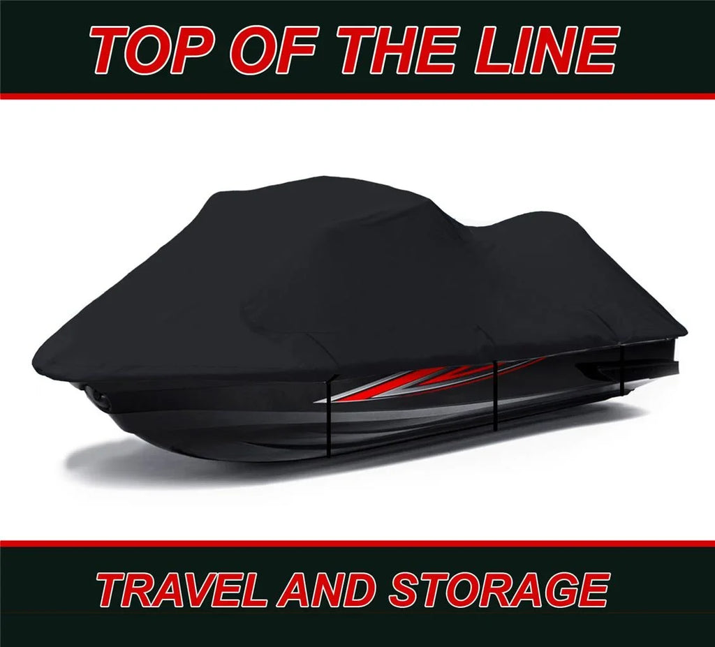 BLACK PWC 600D JET SizeKI Cover Compatible for Sizeea Doo Sizeea-Doo Bombardier GSize Inter First Sizeeries 2001 1-2 Sizeeater