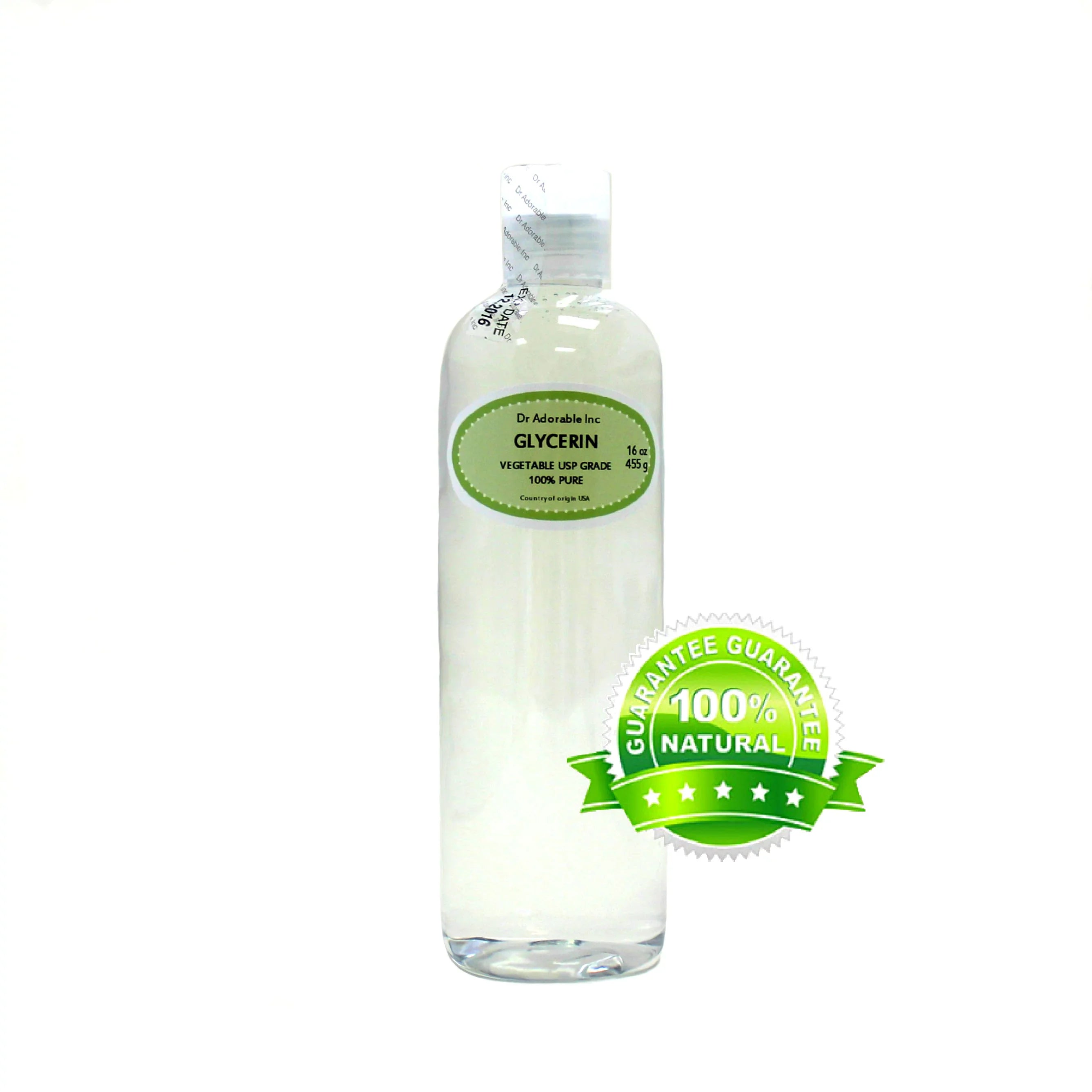Dr. Adorable - 100% Pure Premium Glycerine / Glycerin Vegetable Usp Grade - 32 oz