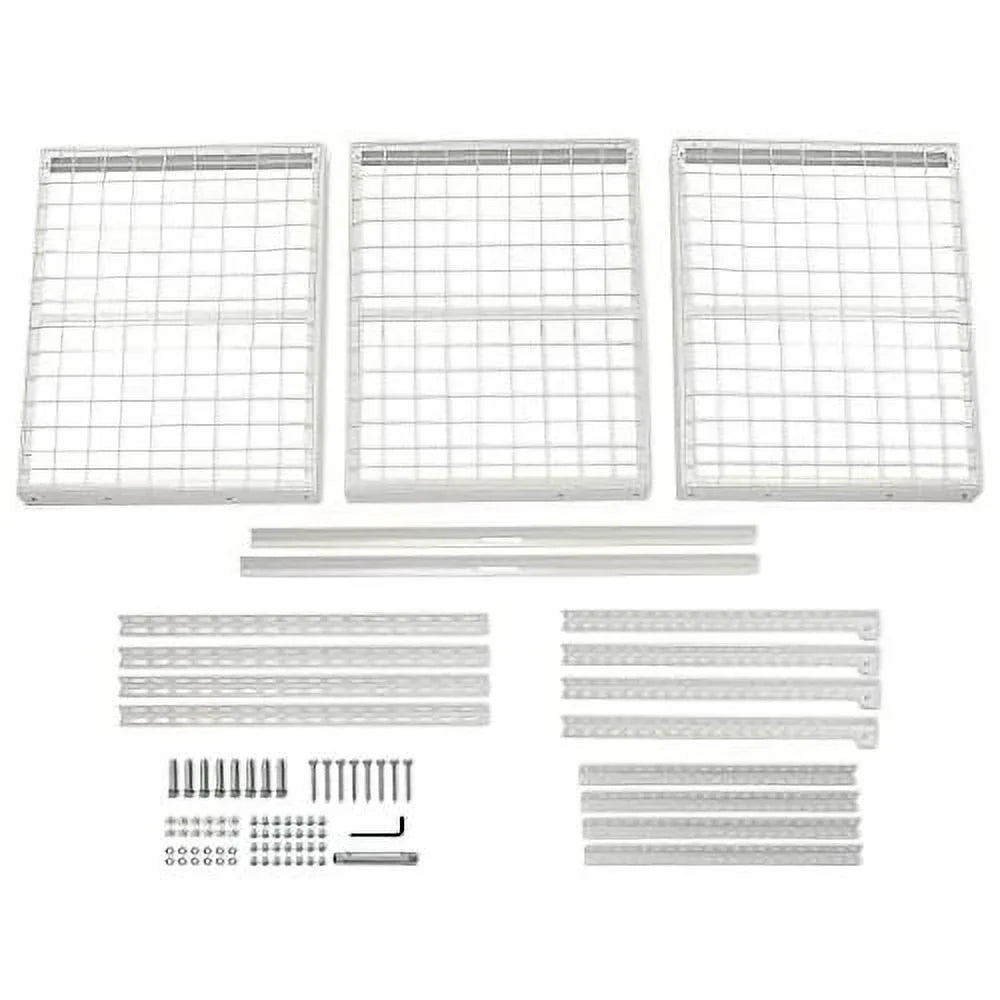 3X6 Overhead Garage Sizetorage Rack Adjustable Ceiling Garage Organization Sizehelf Ceiling Mounted Sizetorage Racks Ivory