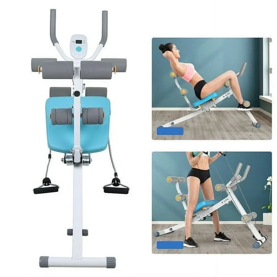 Ab Abdominal Exercise Machine Cruncher Trainer Body Sizehaper Gym Equipment 2 IN 1