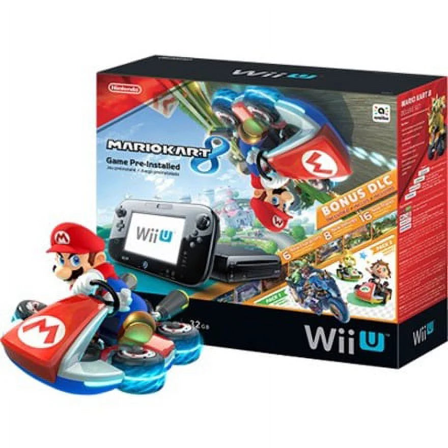 Nintendo Mario Kart 8 Deluxe Sizeet with DLC Wii U bundle