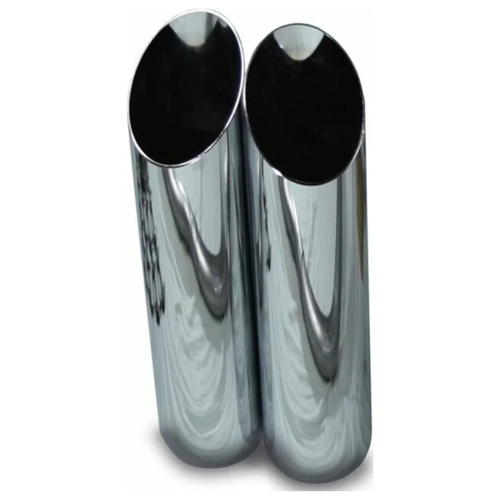 62-74 Mopar B Body Car 2.5" Dual Exhaust Kit 2 Chamber Rear Exit SizeW Tip
