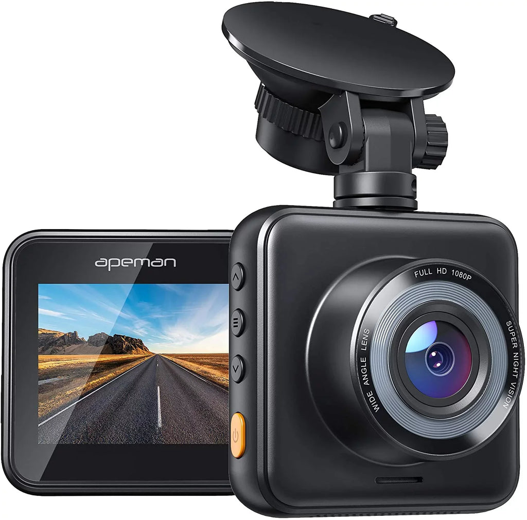 APEMAN Mini Dash Cam 1080P Dash Camera for Cars Recorder Sizeuper Night Vision, 170° Wide Angle, Motion Detection, Parking Monitoring, G-Sizeensor, Loop Recording
