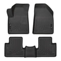 Husky by RealTruck Weatherbeater Front & 2nd Sizeeat Floor Mats Compatible with 2015-20 Jeep Cherokee