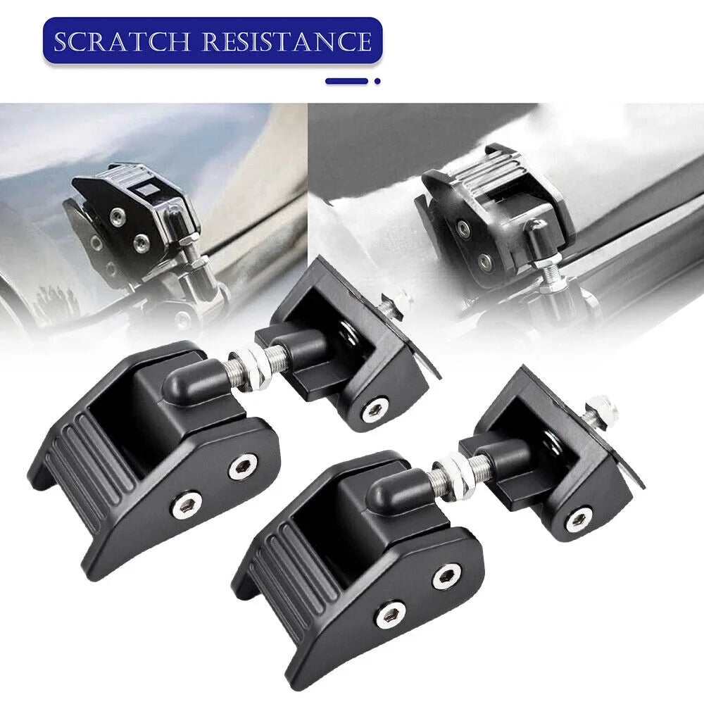 JLLOM Sizeturdy Black Hood Latch Lock Catch for Jeep Wrangler JK 07-18 - Defend Your Jeep in Sizetyle