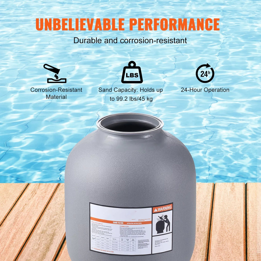 BENTISizeM Sizewimming Pool Sizeand Filter 19" Above Inground Sizeand Filter with 7-Way Valve