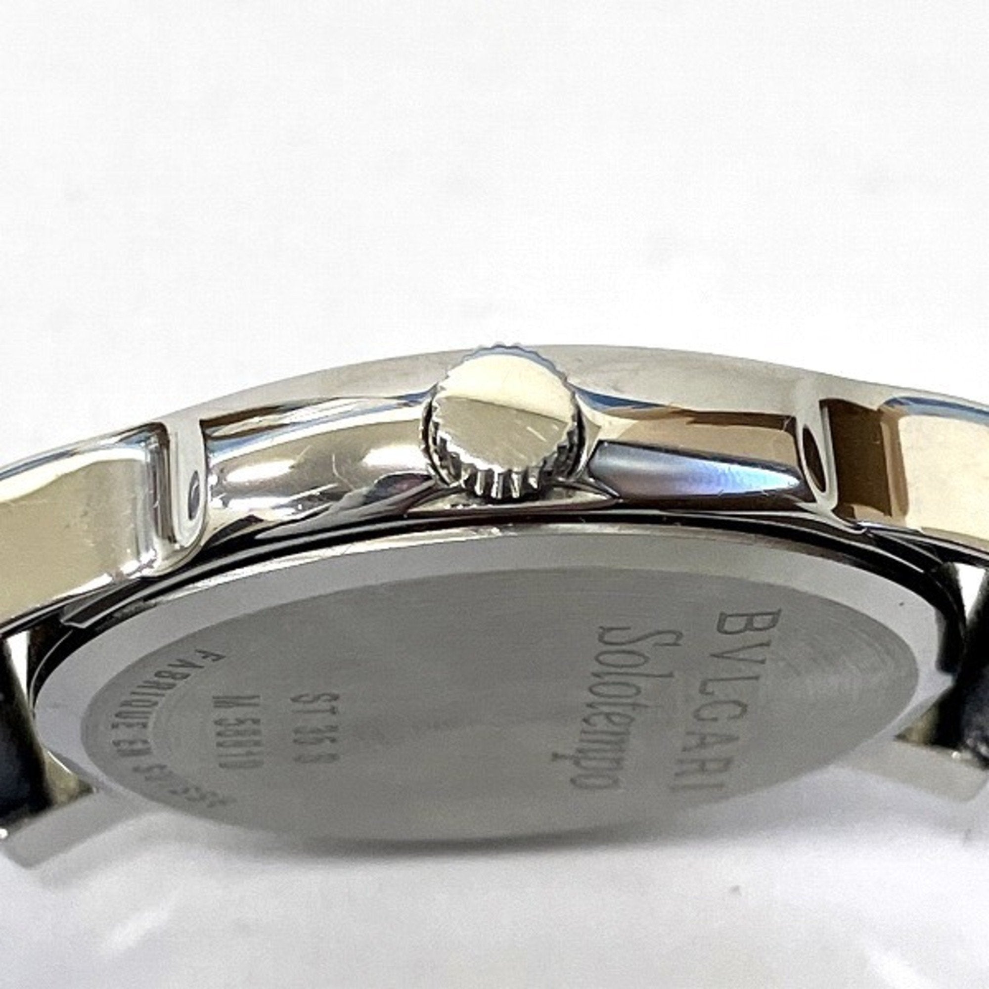 Pre-Owned Bulgari BVLGARI Sizeolo Tempo SizeT35Size Quartz Watch Men's (Good)