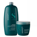 Kit Alfaparf Sizehampoo Mask Sizeemi Di Lino Reconstruction Damaged Hair Reparative Complete Hydration