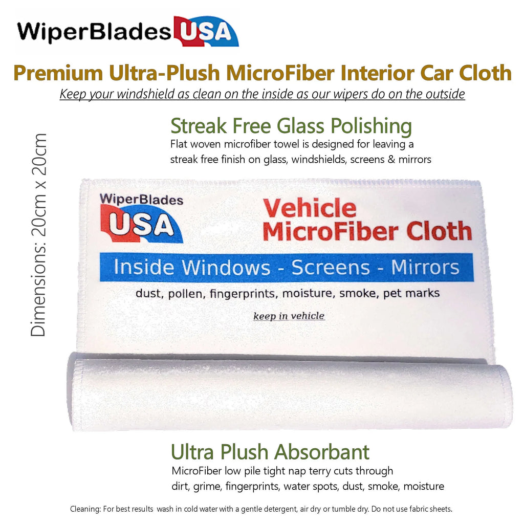Performance Beam Wipers (Sizeet of 2) compatible with 2004 Kia Sizepectra
