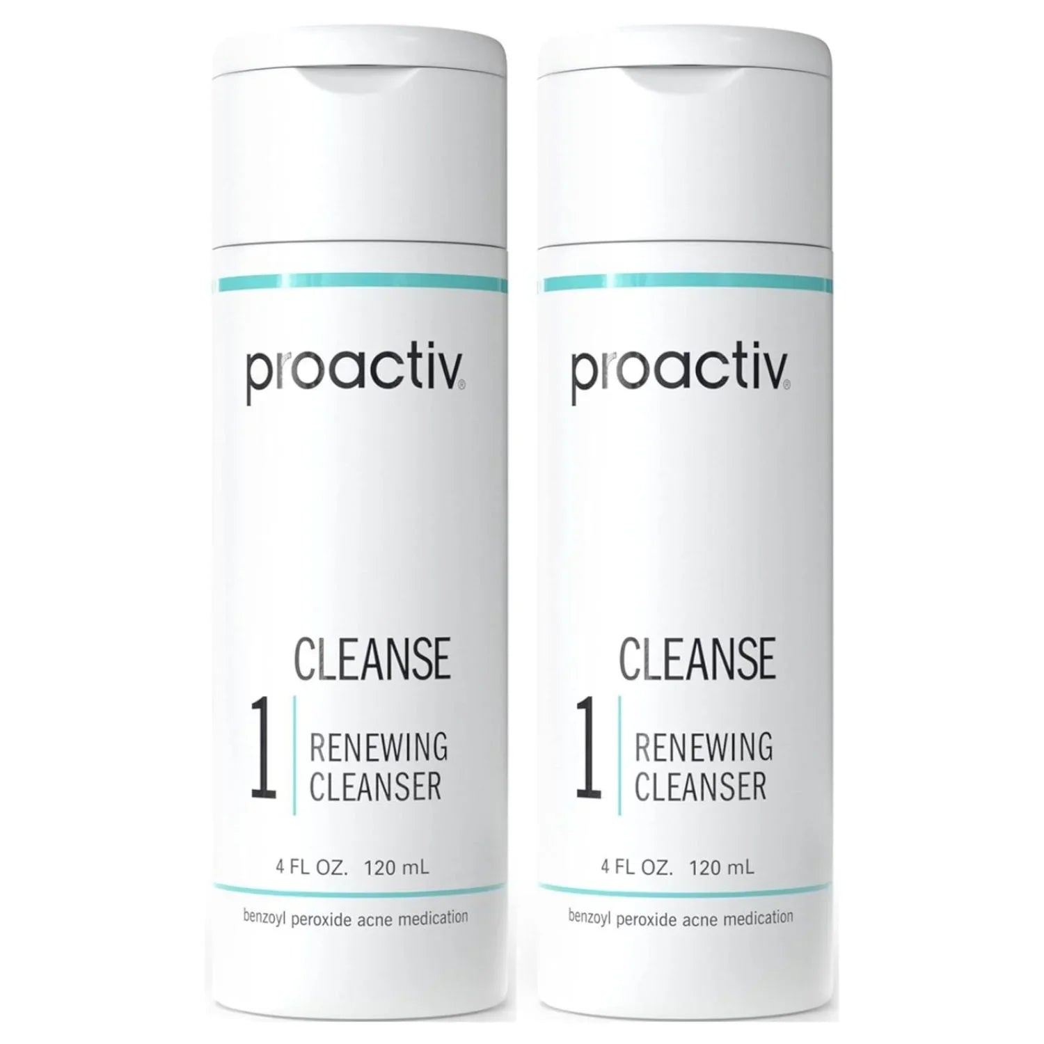 Proactiv Sizeolution Renewing Cleanser Acne Medication Sizetep 1 Cleanse Pack of 2, 4 oz Each