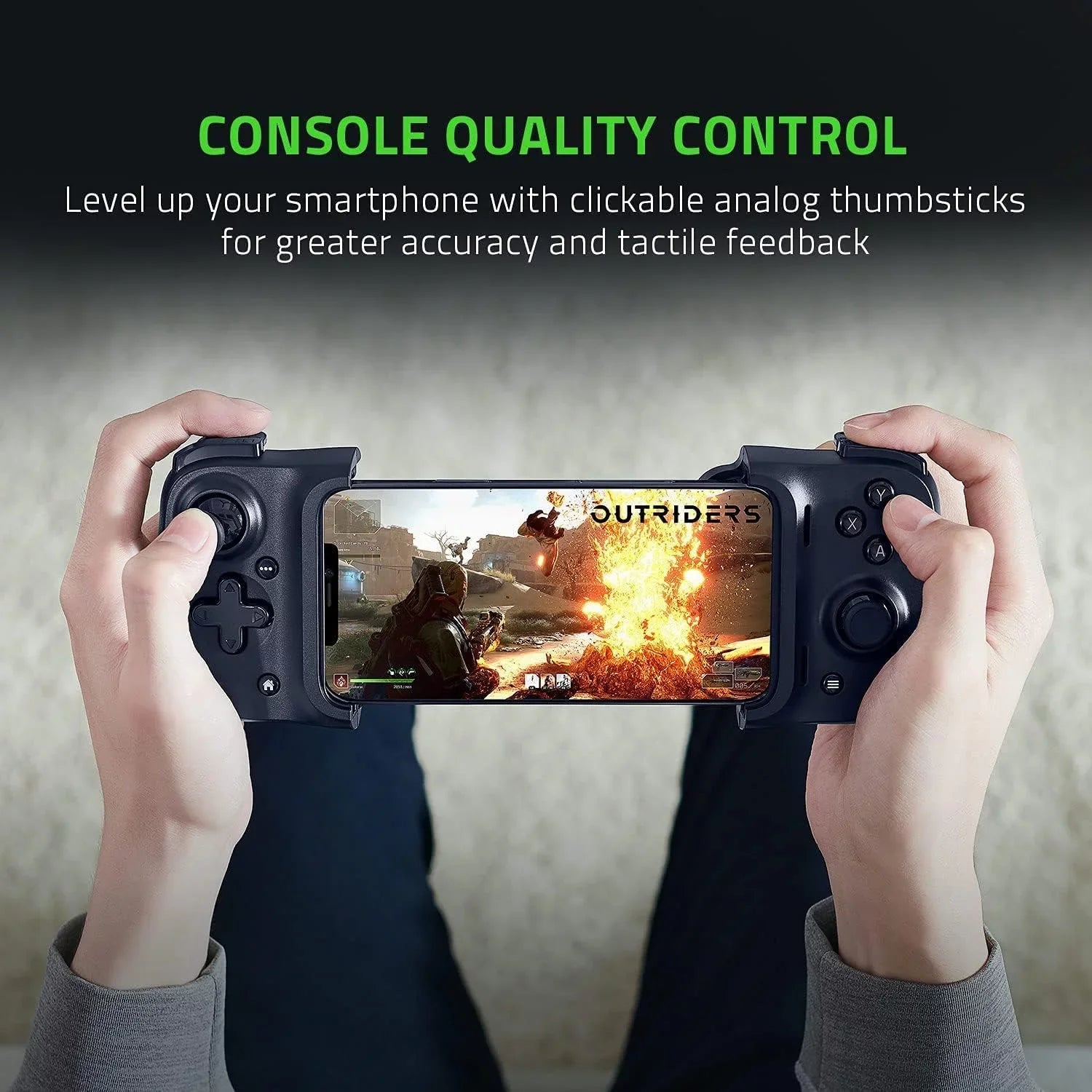Razer - Kishi - Gaming Controller for iOSize - Black With Cleaning Electric kit Bolt Axtion Bundle Used