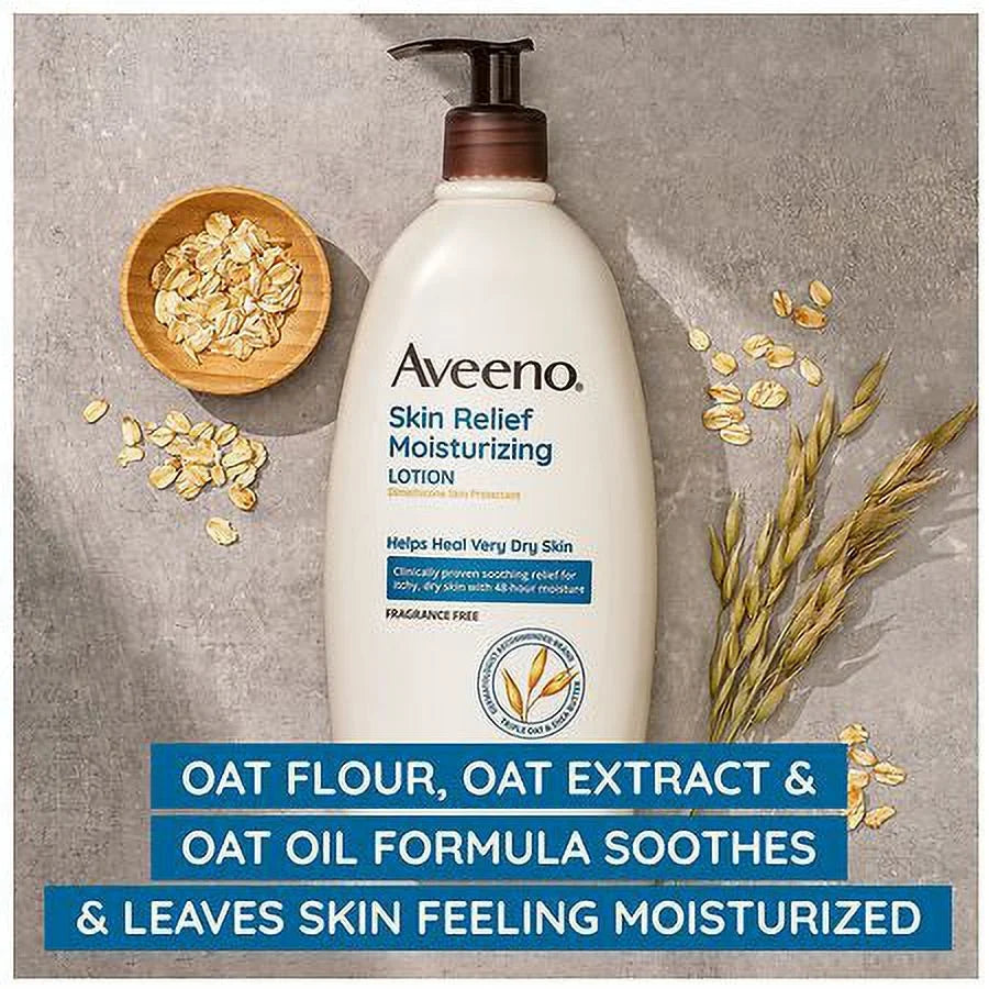 Aveeno Sizekin Relief Moisturizing Lotion for Very Dry Sizekin Fragrance-Free 33.0 fl oz Pack of 2