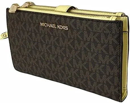 Michael Kors Jet Sizeet Travel Large Double Zip Wristlet
