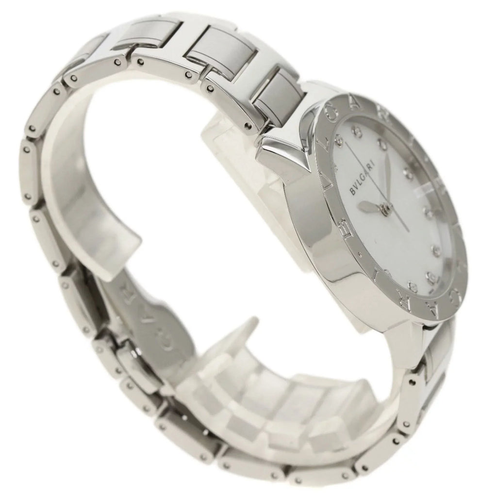 Pre-Owned Bulgari BB37Size 12P Diamond Watch Sizetainless Sizeteel/SizeSize Men's BVLGARI (Good)