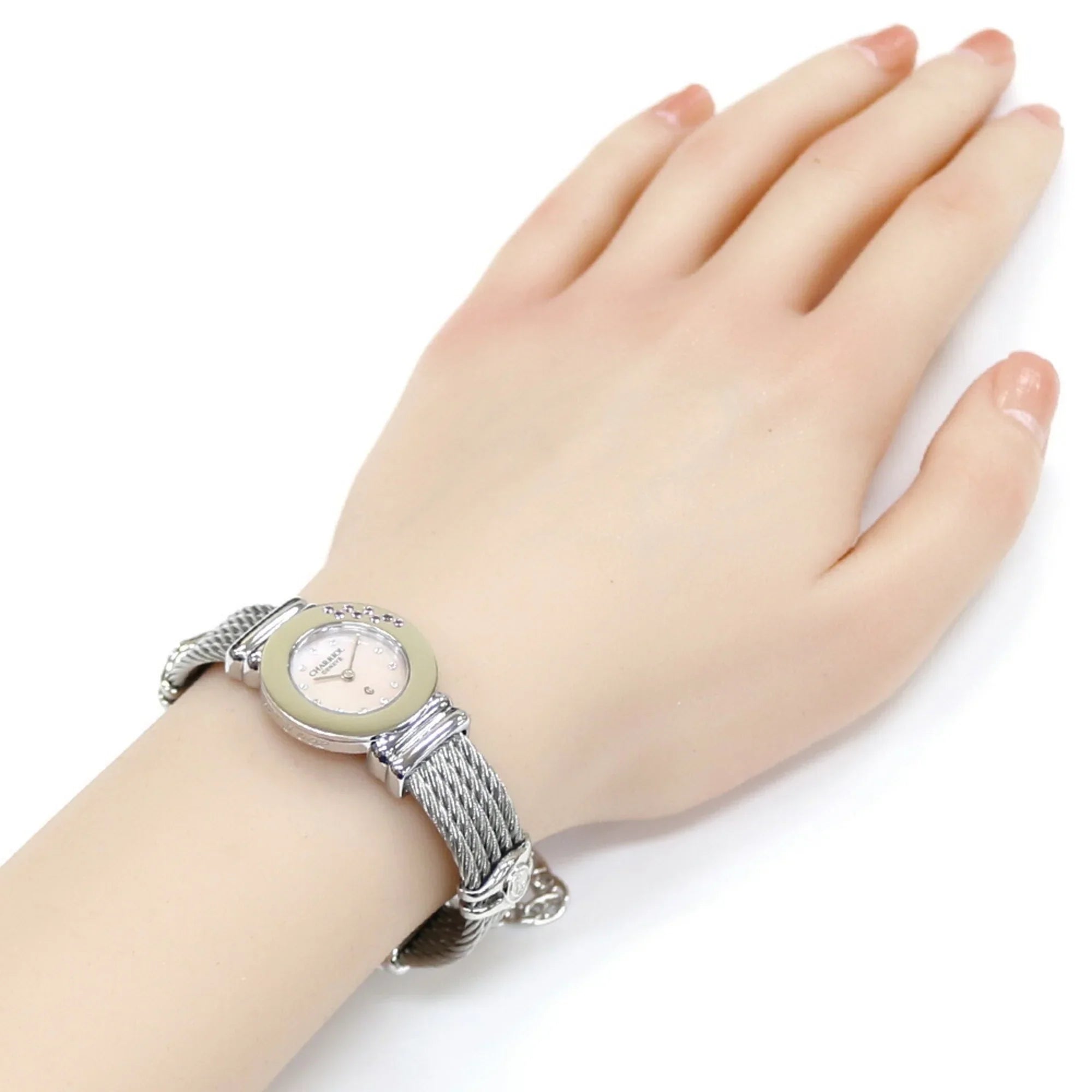 Pre-Owned Charriol Sizeaint-Tropez Watch Sizetainless Sizeteel 028SizeT Quartz Women's CHARRIOL (Good)