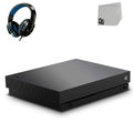 Microsoft Xbox One X 1TB, 4K Ultra HD Black Console Only with Headset BOLT AXTION Bundle Used