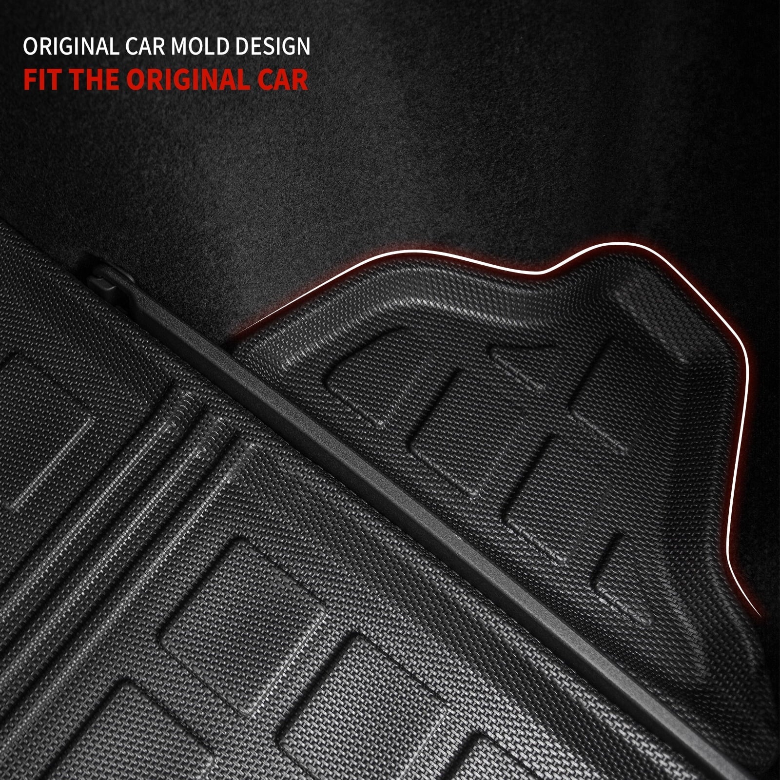 Fit 2023 2024 Honda CRV Trunk Mat Cargo Liner TPE All Weather Trunk Liner 2023 CR-V Fuel Accessories Non-Hybrid