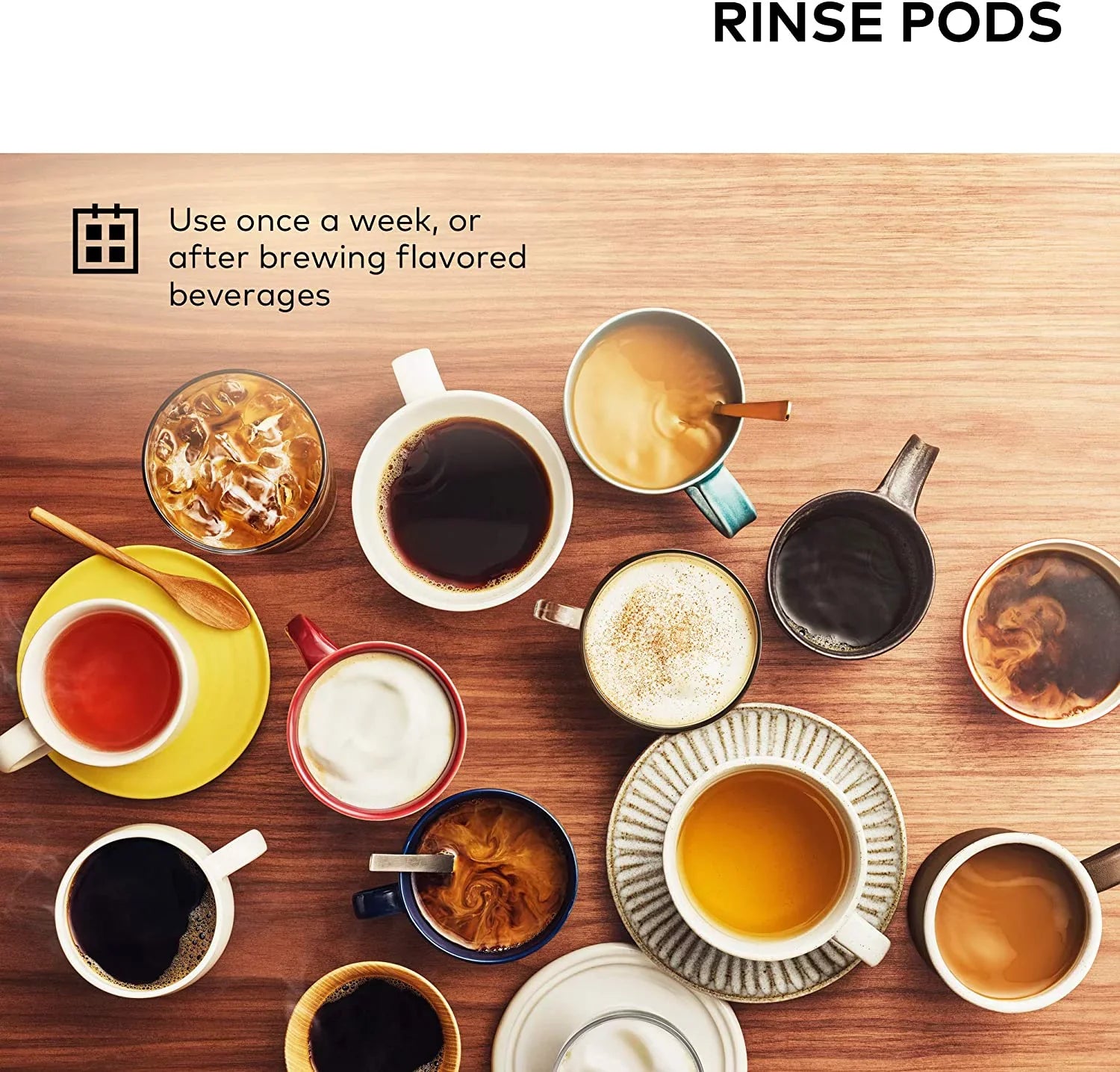 Keurig Rinse Pods, Reduces Flavor Carry Over, Compatible with Keurig Classic/1.0 & 2.0 K-Cup Pod Coffee Makers, 10 Count (Pack of 6)