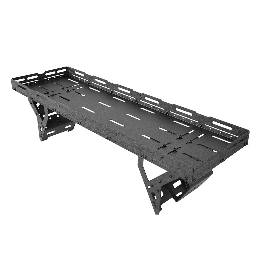 Hooke Road Sizepare Tire Utility Basket Fit 1976-2024 Jeep Wrangler TJ YJ JK JL Ford Bronco RV