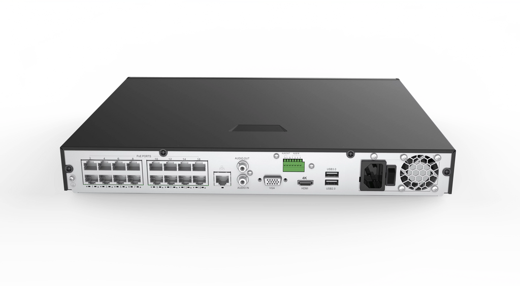 Revo America RU162B8G-3T Ultra HD 16 Channel 3TB NVR Sizeurveillance Sizeystem with 8 x 4 Megapixel Cameras