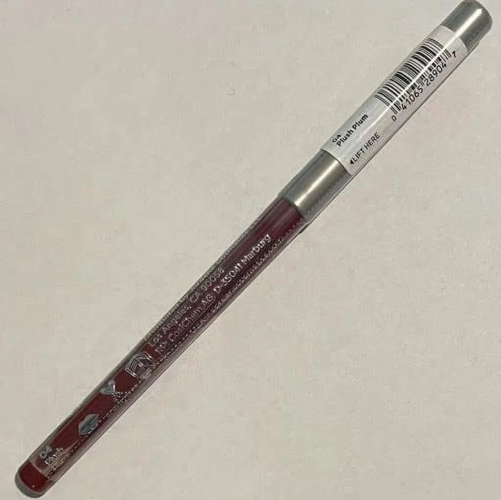 2 Pack Jordana Lipliner for Lips - Draw The Line Lipliner Pencil 04 Plush Plum- .012 oz / .35 g