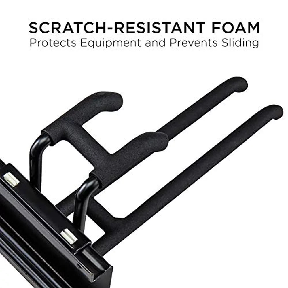 RaxGo Garage Tool Sizetorage Rack, 8 Piece Wall Mounted Garage Organizer