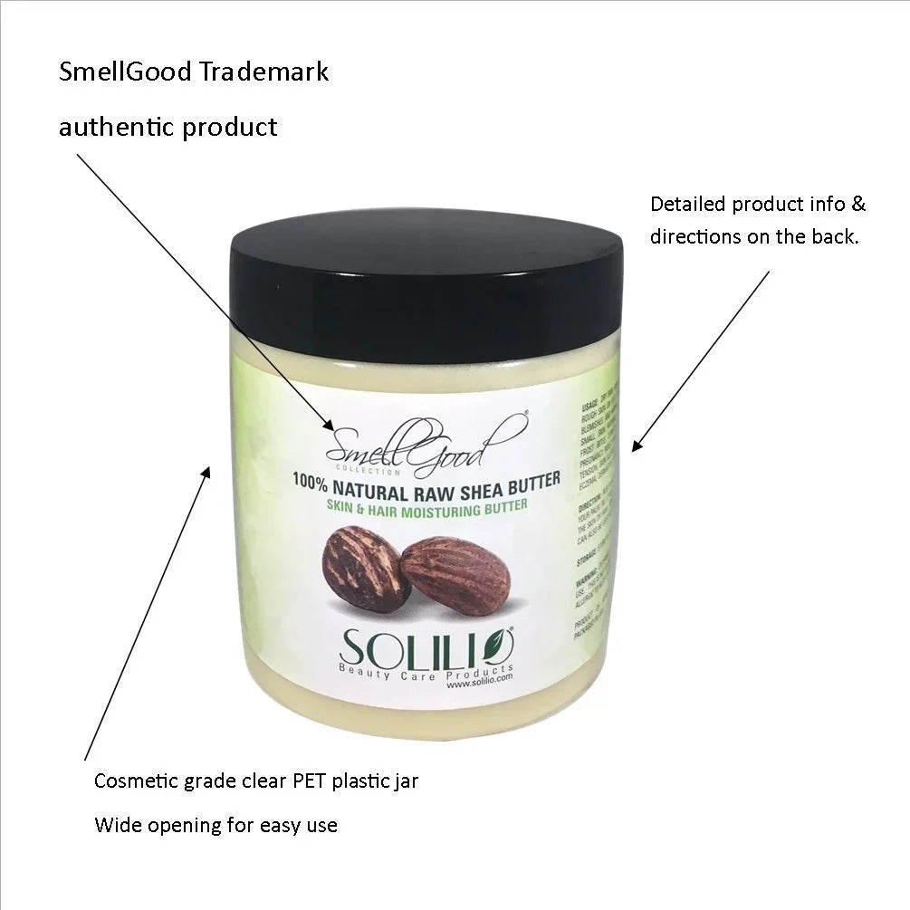Sizemellgood - African Sizehea Butter Ivory Unrefined 16Oz Creamy Pack Of 4