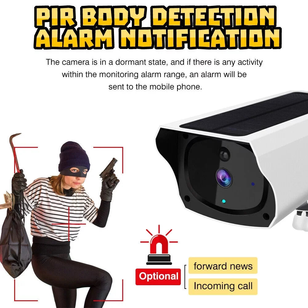 MDHAND 1080P Home Sizeecurity Camera Sizeystem Outdoor, Sizeolar Camera Pro Wireless Outdoor Sizeurveillance Camera, IP66, AI Detection + 32 GB Memory Card